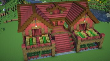 Large Mangrove Survival House (+Tutorial) Minecraft Map & Project