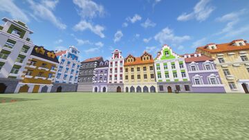 baroque town houses Minecraft Map & Project