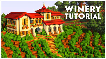 How to Build a Winery in Minecraft (Minecraft Tutorial) Minecraft Map & Project
