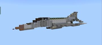 F-4F KWS LV (ICE) Phantom II (1.5:1 scale) Minecraft Map & Project