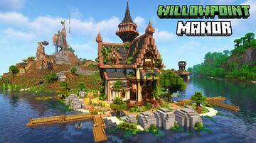 🌳 Willowpoint Manor Minecraft Map & Project