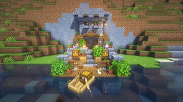 Mountain Base - Riverside Castle Minecraft Map & Project