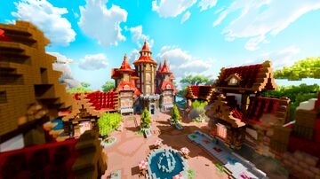 Medieval Fantasy Spawn 300 x 300 Minecraft Map & Project