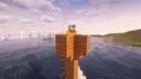Lastly, the crow's nest. The term didn't exist in period, but since I don't know what these were actually called back in the Middle Ages, nor do I know if historians even know, I'll just call it a crow's nest.