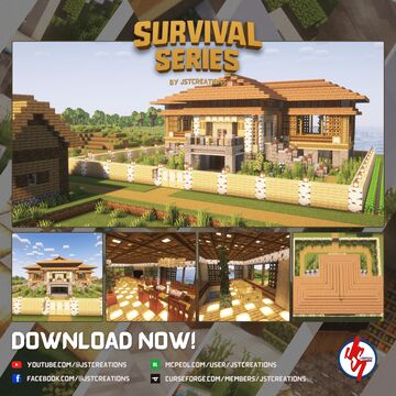 Survival Filo House #27 (Achievements On) Minecraft Map & Project