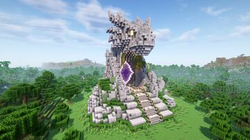 Minecraft Dragon Nether Portal Statue V29 Minecraft Map & Project