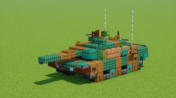 Type 90 Tank JGSDF Minecraft Map & Project