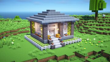 Lvl.2 Pale Oak House +Tutorial 🏡(81.2) Minecraft Map & Project
