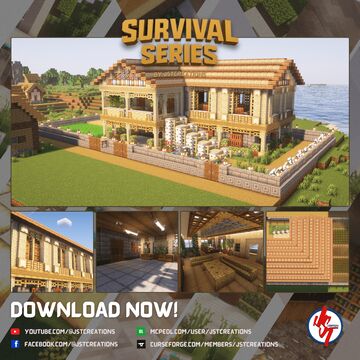 Survival Filo House #28 (Achievements On) Minecraft Map & Project