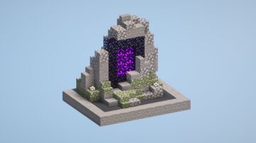 Ruined portal Minecraft Map & Project