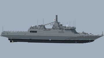 17OPV-class Offshore Patrol Vessel [Fictional] 1.5:1 Minecraft Map & Project