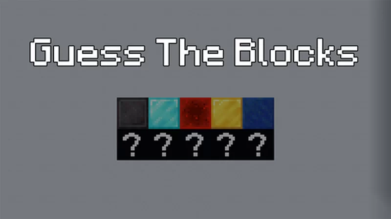 Guess The Blocks 1 21 Minecraft Map Guess The Blocks 1 21 Minecraft Map