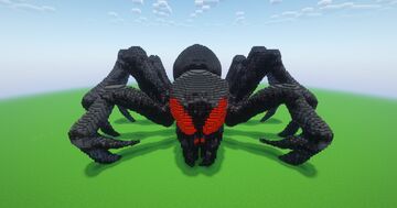 Minecraft Halloween Spider Statue Minecraft Map & Project