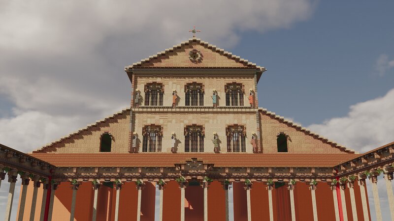 Old Saint Peter's Basilica in 1.25:1 (1490)