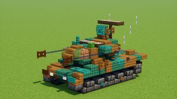 Type 87 Guntank JGSDF Minecraft Map & Project
