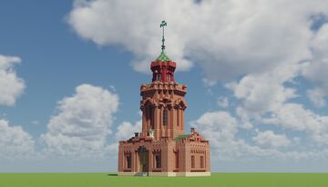 Водонапорная башня в Шуе ∣ Water tower Minecraft Map & Project