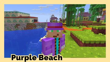 Purple Beach Minecraft Map & Project