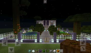 Blue Modern House Minecraft Map & Project