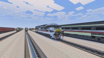 Intercity Class 91, Mk4s and Mk4 DVT Minecraft Map & Project