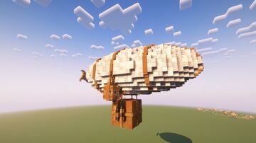 Medieval Hot Air Balloon Schematic [Free Download] 1.21 Minecraft Map & Project