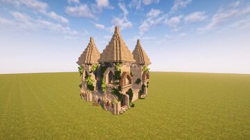 Easy Fantasy Fortress / Castle with Four Towers (free) HeldoryaStudio Minecraft Map & Project