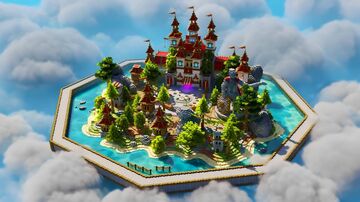 Hub - Ruby Fortress - 320x320 Minecraft Map & Project