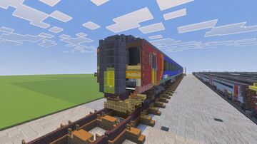 East Midlands Trains Class 156 Minecraft Map & Project