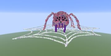 Spider-cat with 2d webs Minecraft Map & Project