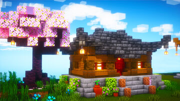 Asian House Minecraft Map & Project