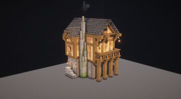 Modern Block House Minecraft Map & Project