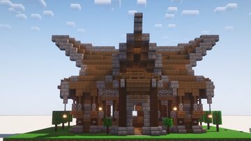 Medieval Fantasy Shop | Fully Decorated | Download | Full Interior Minecraft Map & Project