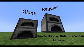 GIANT Furnace Block Minecraft Map & Project