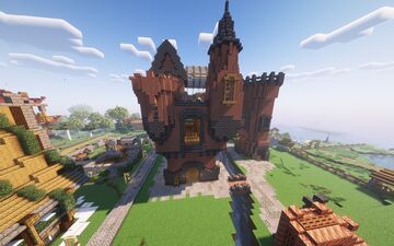 Industrial castle Minecraft Map & Project
