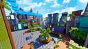 Neon City – A Cyberpunk Minecraft Megabuild Minecraft Map & Project