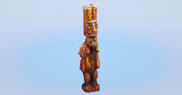 Aztec wooden pillar Minecraft Map & Project