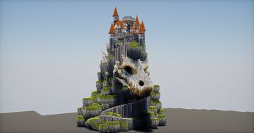 Castle On The Mountain Minecraft Map & Project
