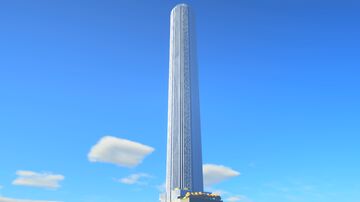 J-Tower (378m) [Download] [Full Interior] Minecraft Map & Project