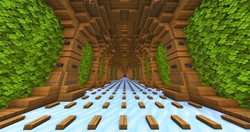 Nether Tunnel | Hub Design | Download Minecraft Map & Project