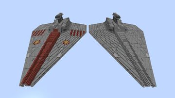 Acclamator Class Assault Ship (Half Scale) Minecraft Map & Project