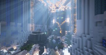 A Royal Bathing Chamber, Overgrown Minecraft Map & Project