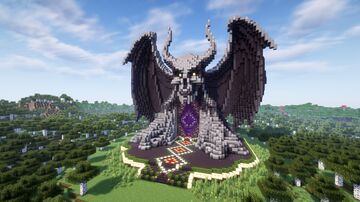 Minecraft Skull Nether Portal Statue V12 Free 💀 Minecraft Map & Project