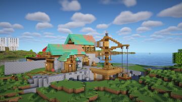 Miners Ravine House Complex(Free on Patreon)(+Tutorial) Minecraft Map & Project
