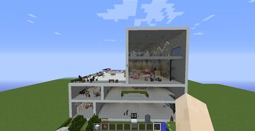 THE BIGGEST MODERN HOUSE Minecraft Map & Project