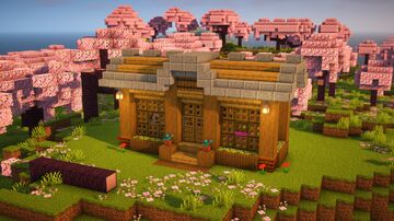 Starter House, Oak & Spruce 🌸[13] Minecraft Map & Project