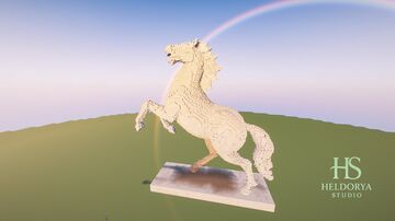 🐎 Epic Giant Horse Statue 🏛️ | Stunning Monumental Build | Ultimate Minecraft Landmark for Fantasy & Survival Worlds 🌍✨ ARENA | HUB | SPAWN | LOBBY Minecraft Map & Project