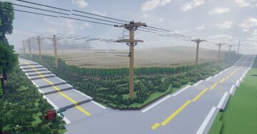 Roadside cornfield Minecraft Map & Project