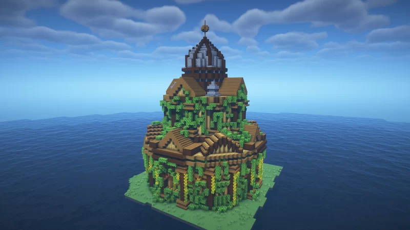 Wood temple