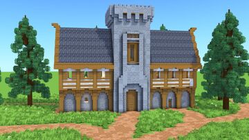 Medieval House – Fully Decorated Interior | Download Minecraft Map & Project
