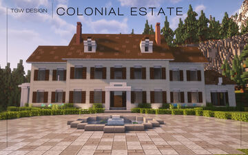 Colonial Estate | Interior | Minecraft Map & Project