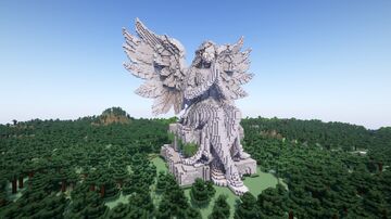 Minecraft Angel Statue V28 Free Minecraft Map & Project
